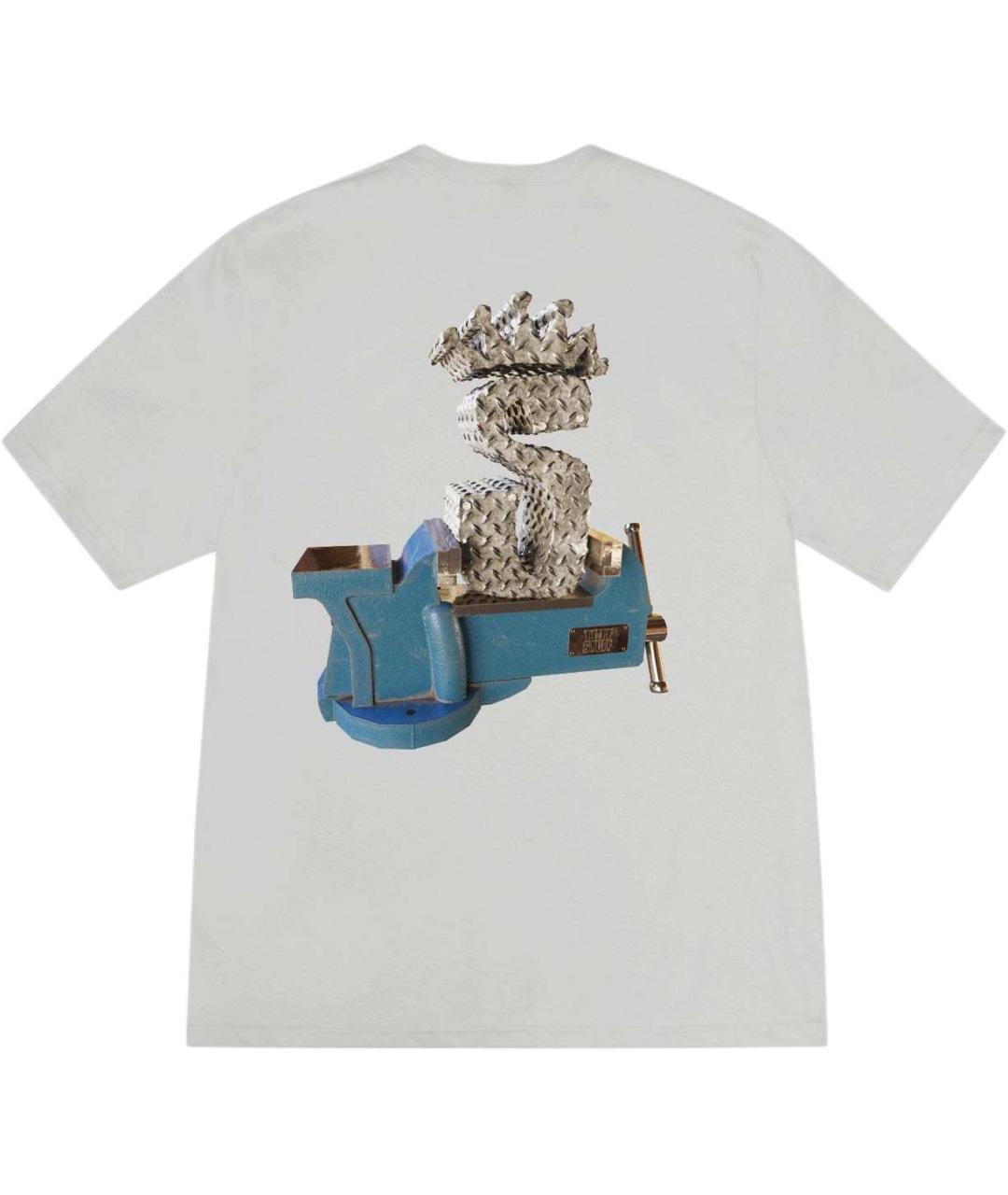 STUSSY Серая футболка, фото 2