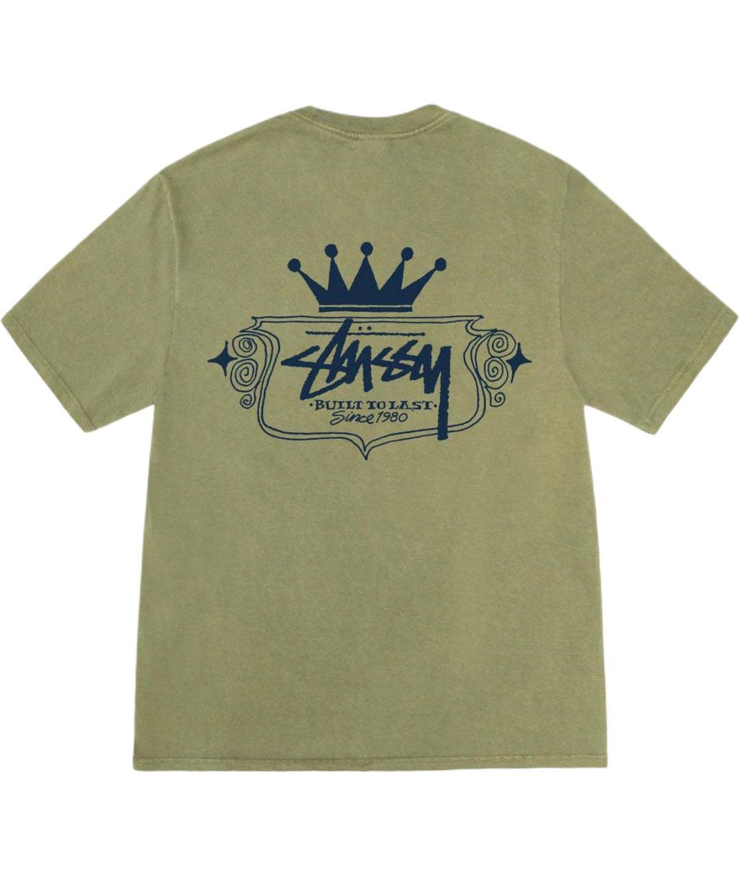 STUSSY Зеленая футболка, фото 2
