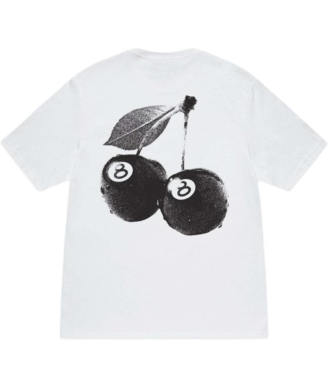 STUSSY Белая хлопковая футболка, фото 2