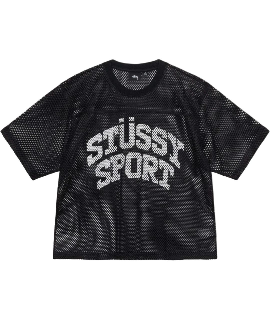 STUSSY Черная футболка, фото 1