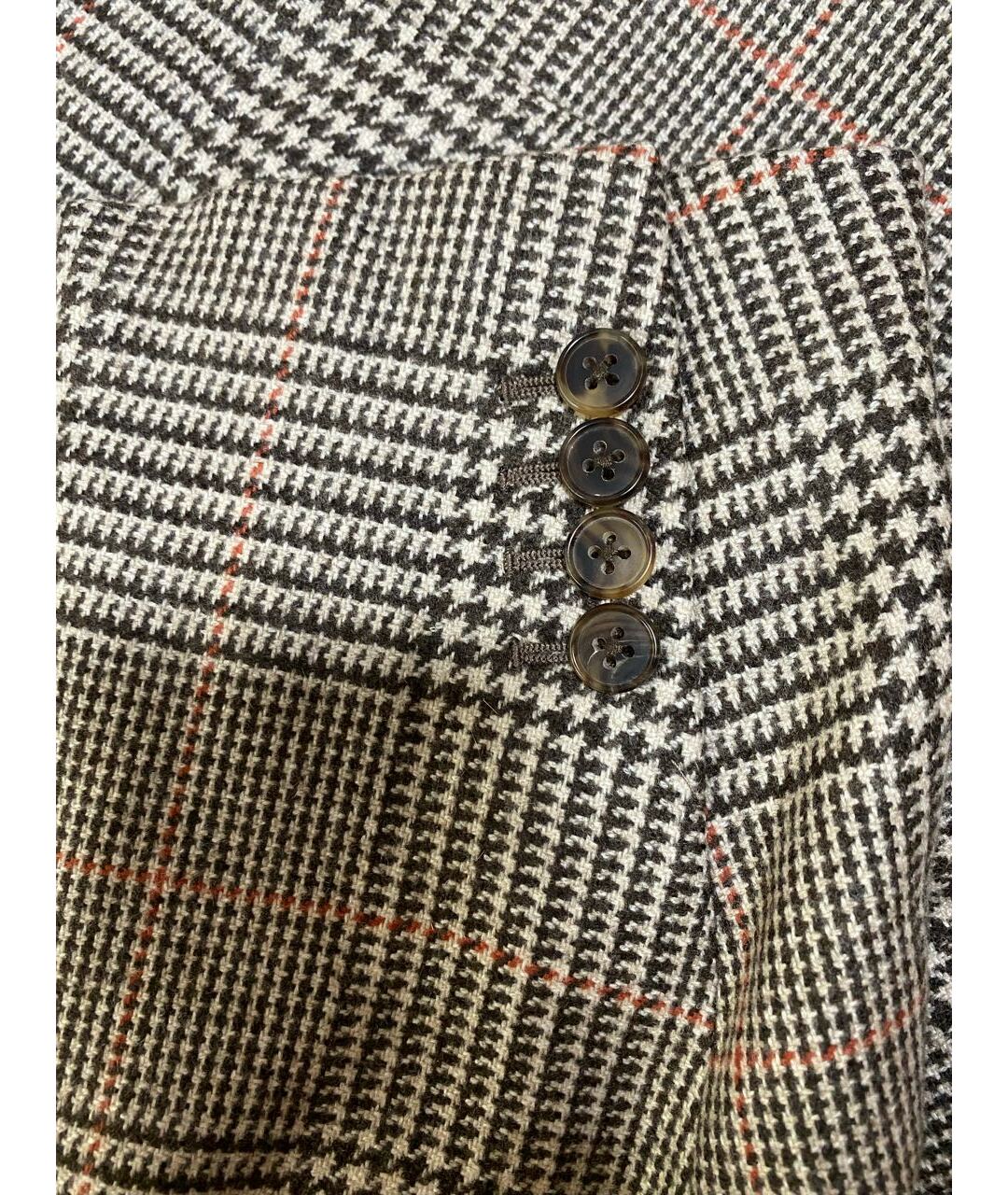 HERMES PRE-OWNED Коричневый кашемировый пиджак, фото 7
