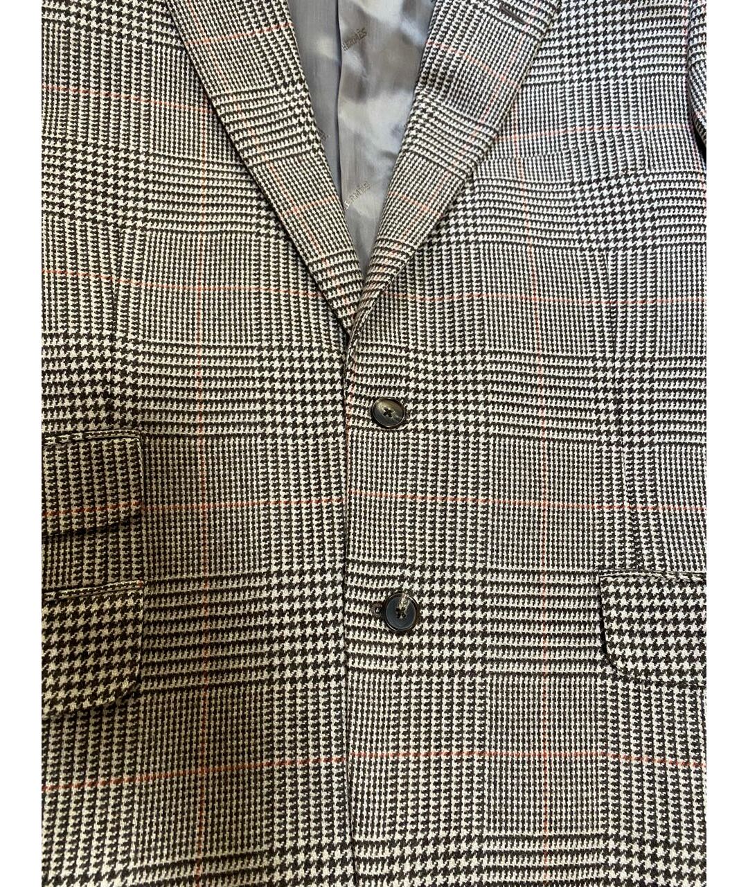 HERMES PRE-OWNED Коричневый кашемировый пиджак, фото 4