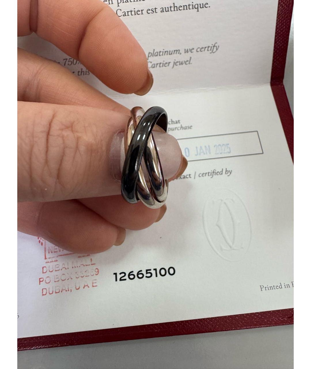 CARTIER Кольцо из белого золота, фото 9