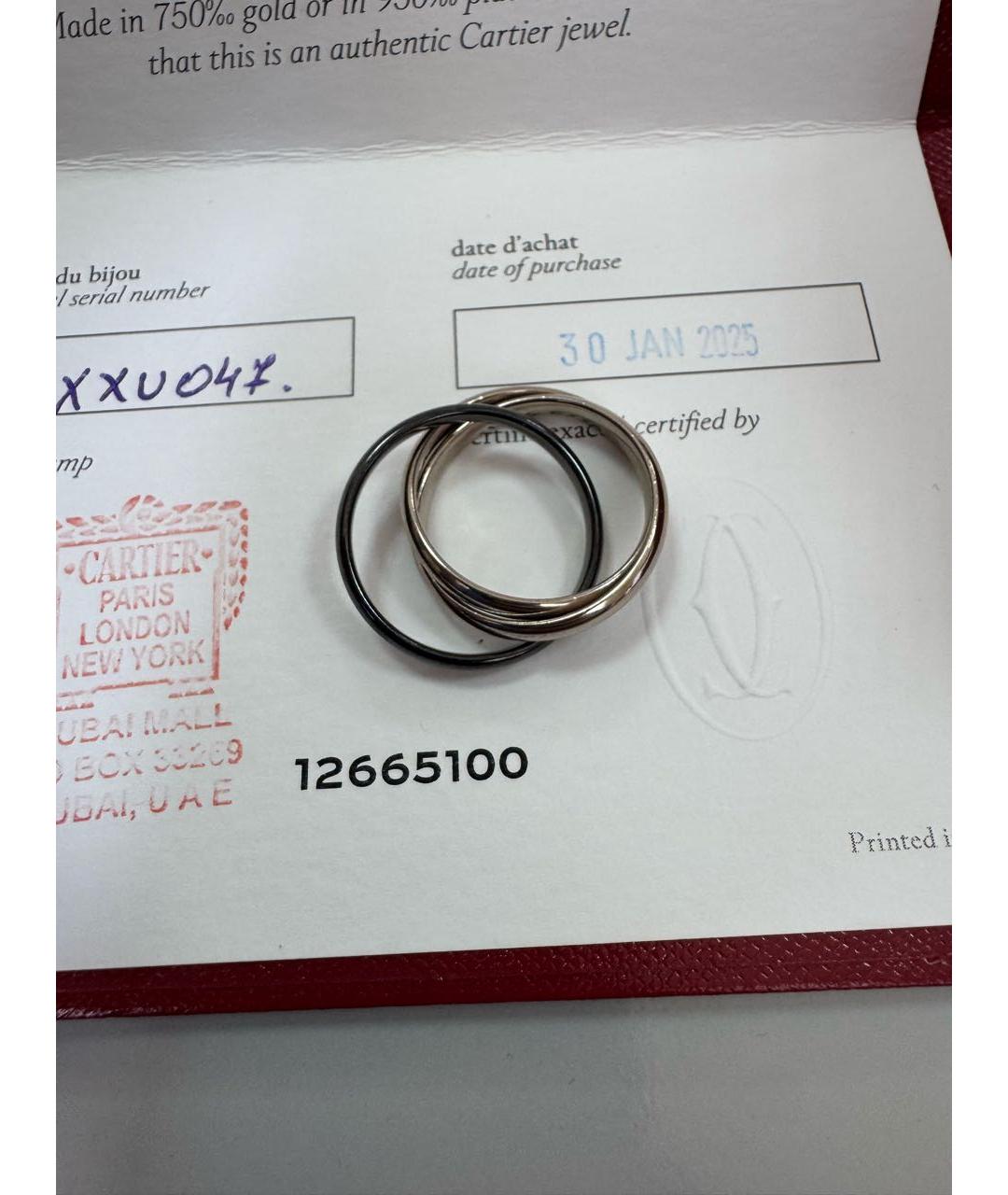CARTIER Кольцо из белого золота, фото 7