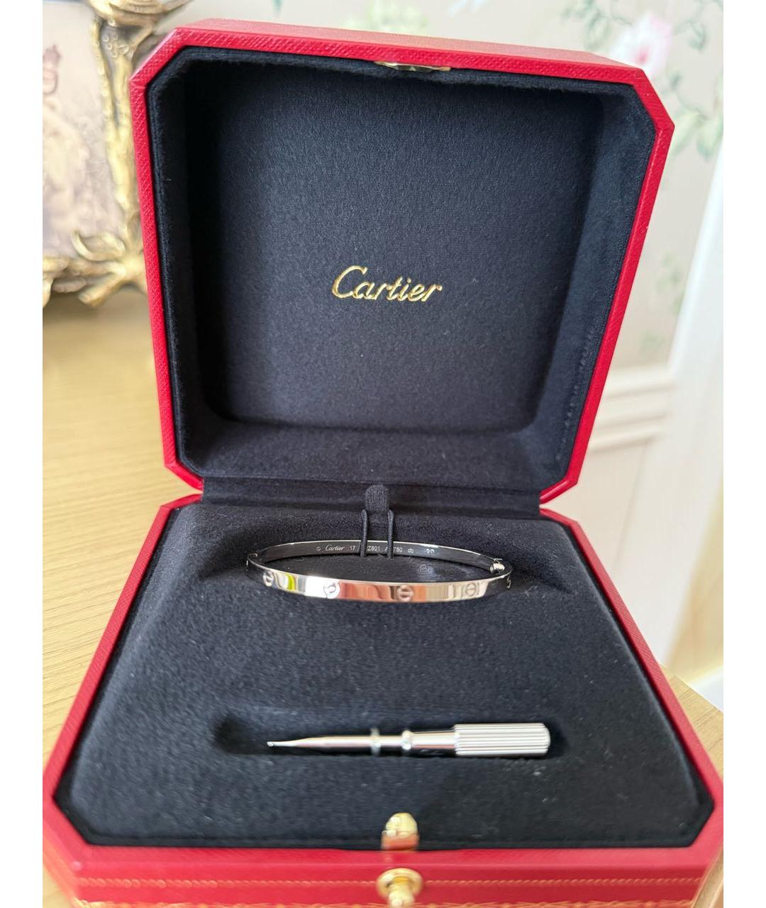 CARTIER Браслет из белого золота, фото 4