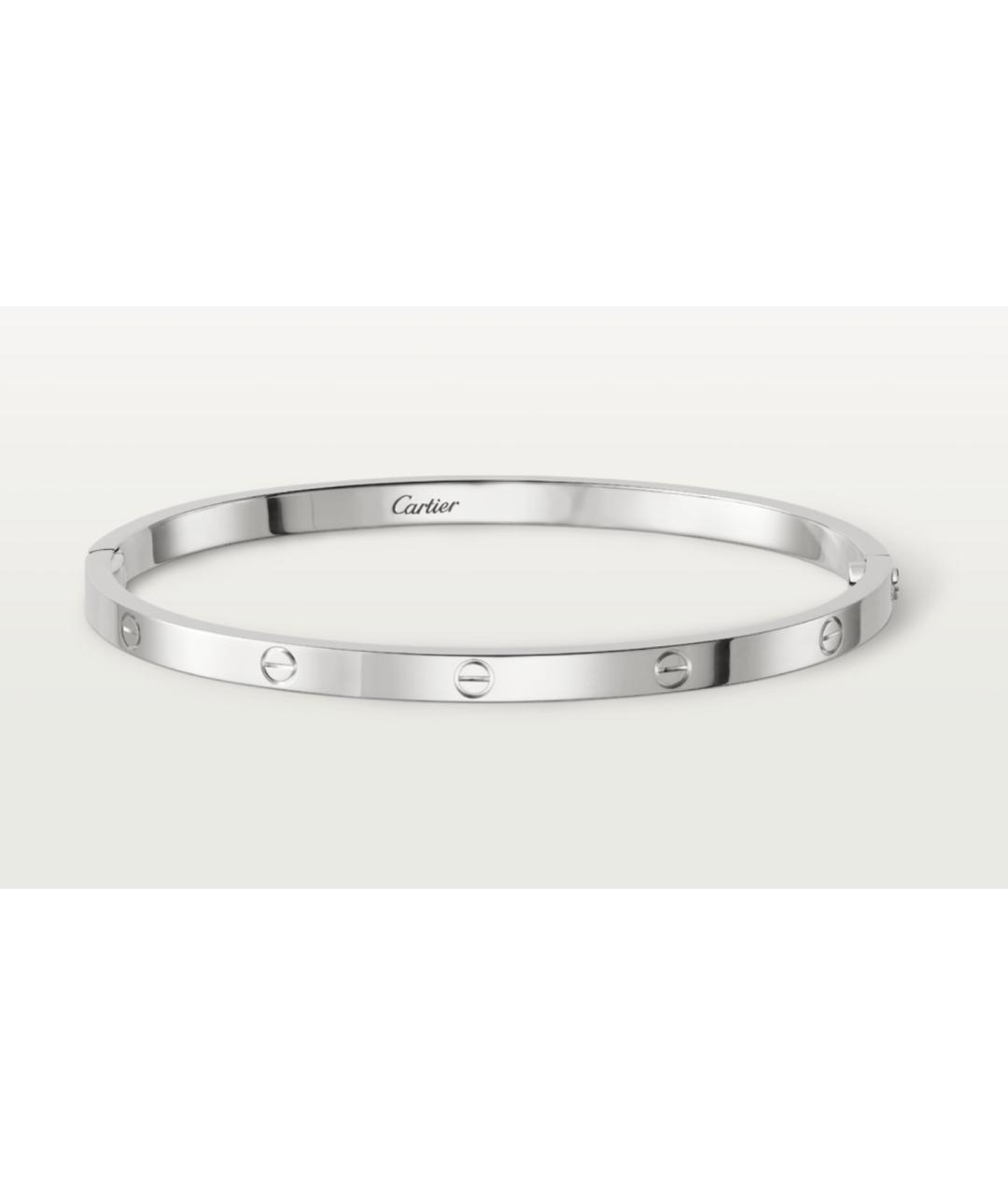 CARTIER Браслет из белого золота, фото 6