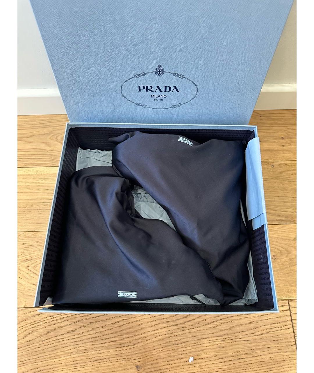 PRADA Бежевые кожаные ботинки, фото 8