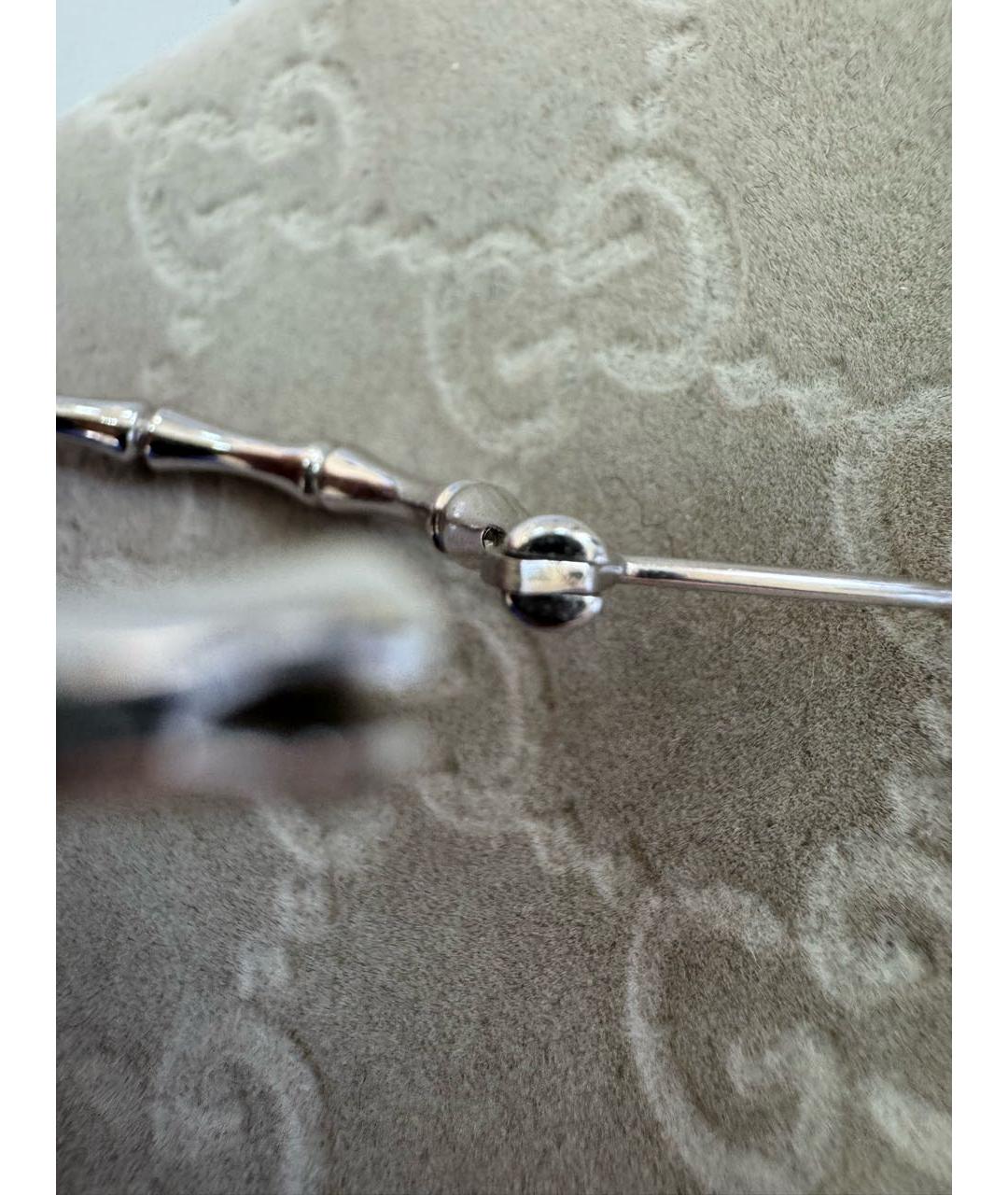 GUCCI Серьги из белого золота, фото 8
