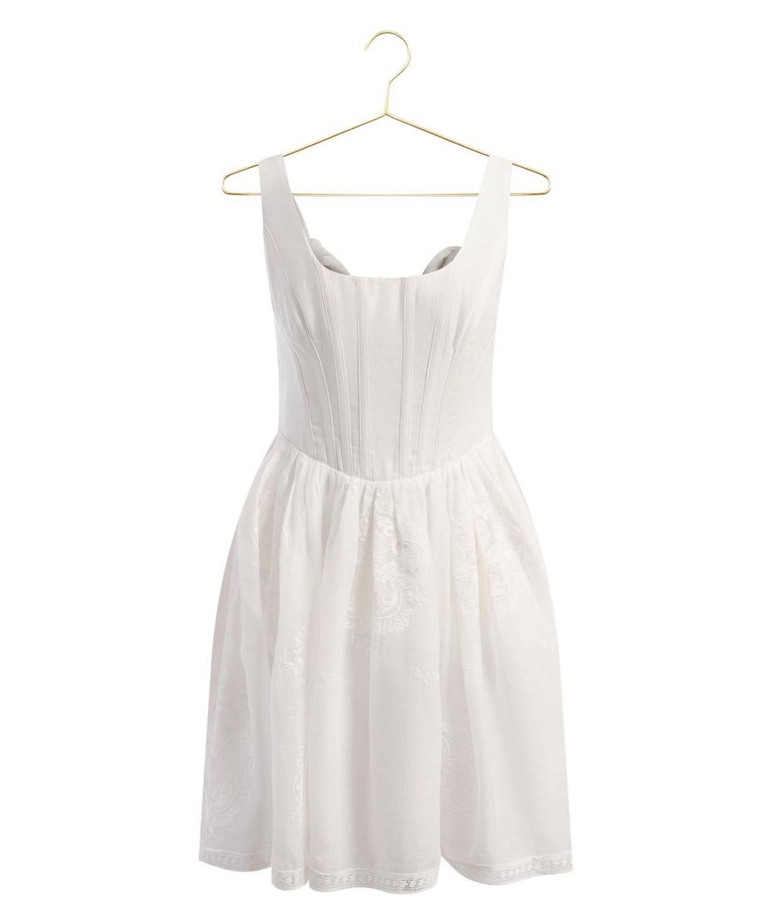 ZIMMERMANN Белый хлопковый сарафан, фото 4