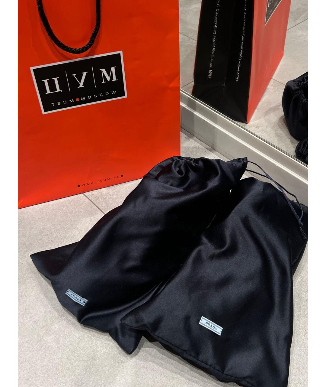 PRADA Черные кожаные лоферы, фото 5