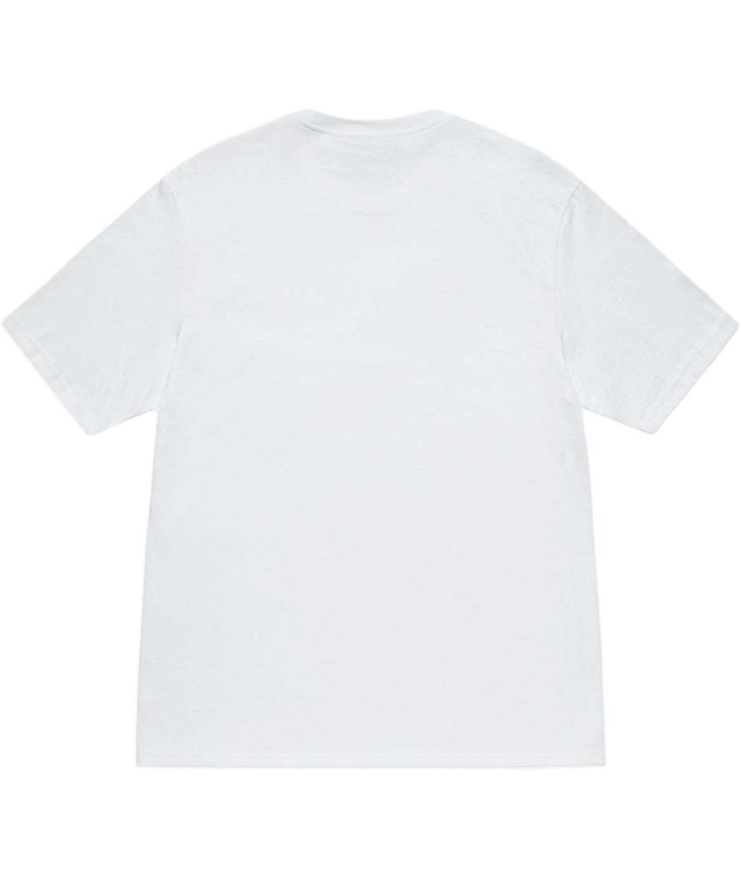 STUSSY Белая футболка, фото 2