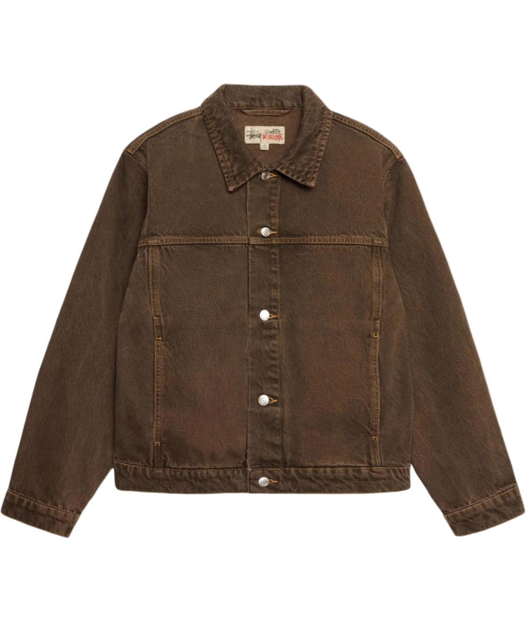 STUSSY Коричневая куртка, фото 1