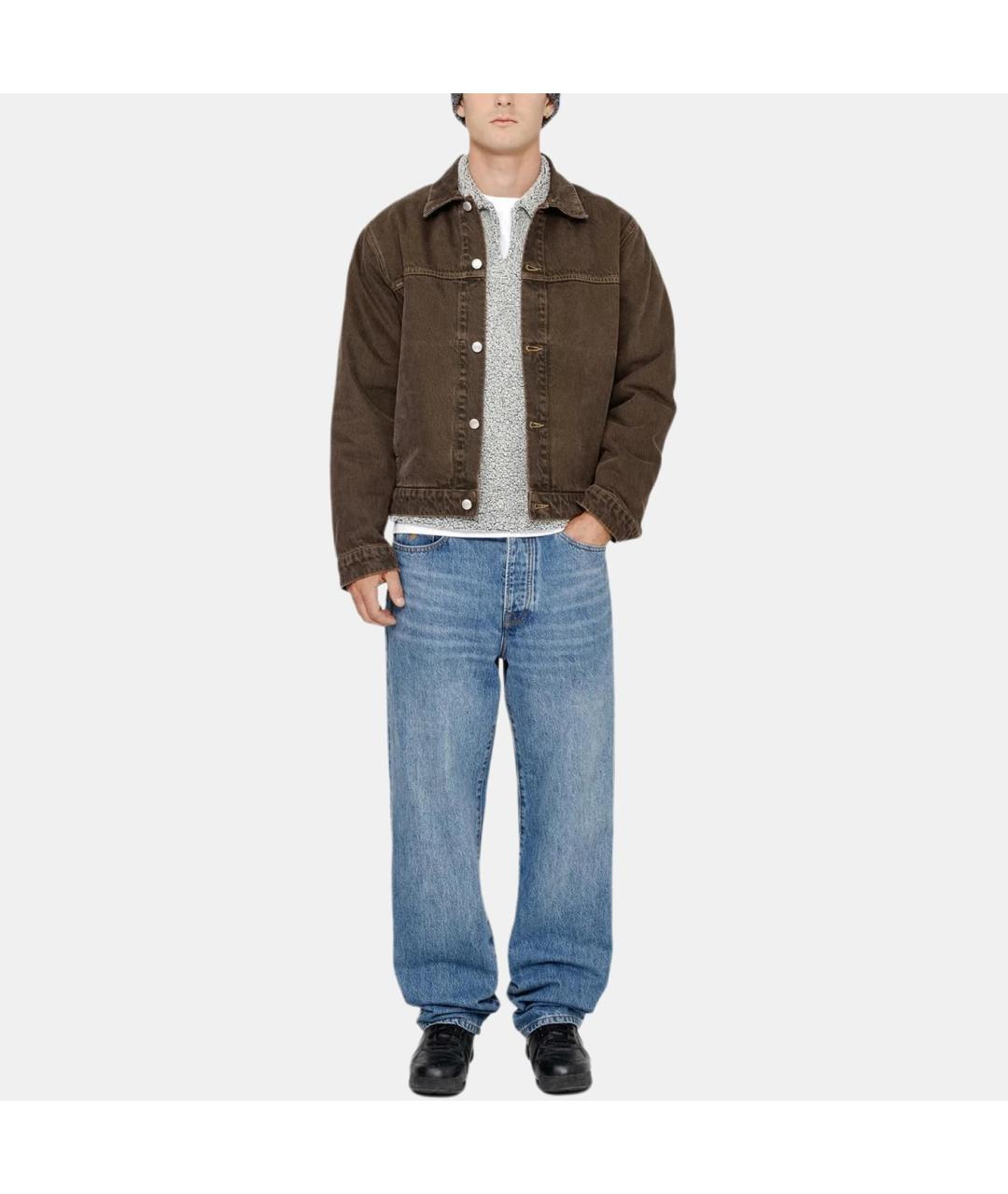 STUSSY Коричневая куртка, фото 3