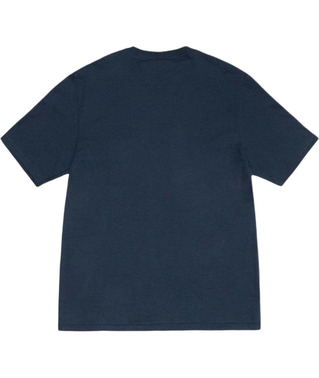 STUSSY Темно-синяя футболка, фото 2