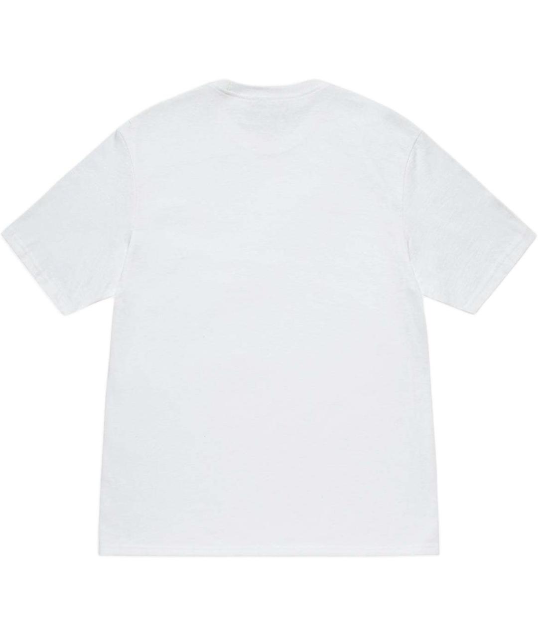 STUSSY Белая футболка, фото 2
