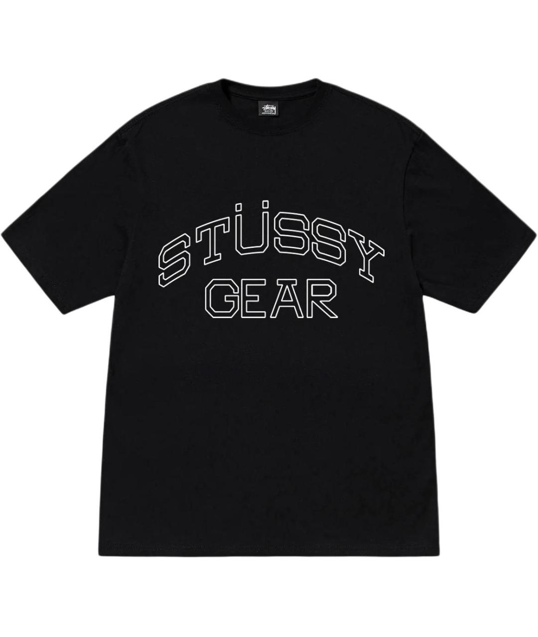 STUSSY Черная футболка, фото 1