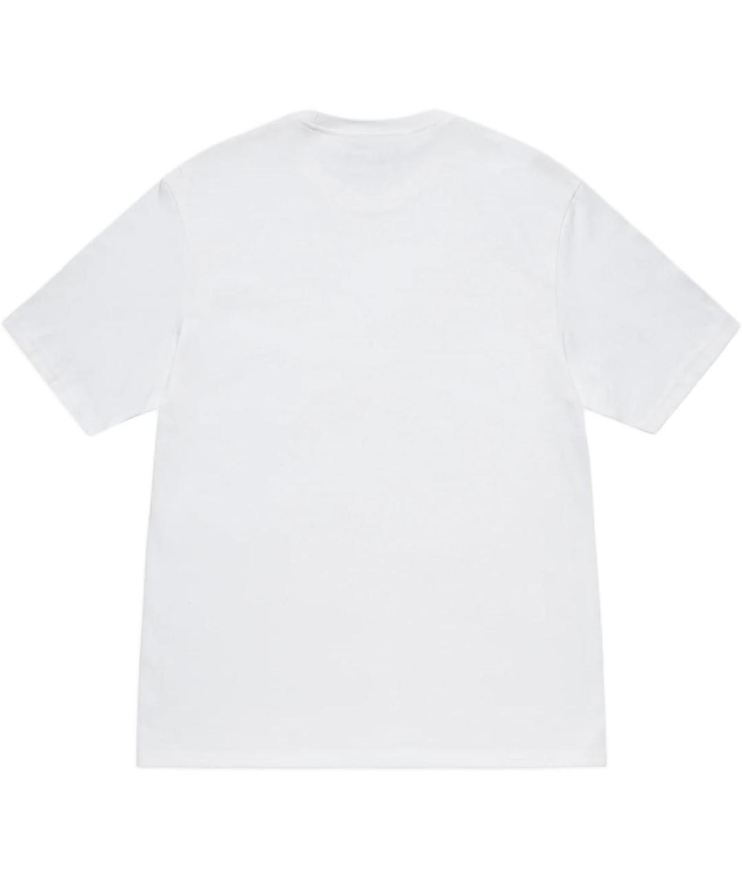 STUSSY Белая хлопковая футболка, фото 2