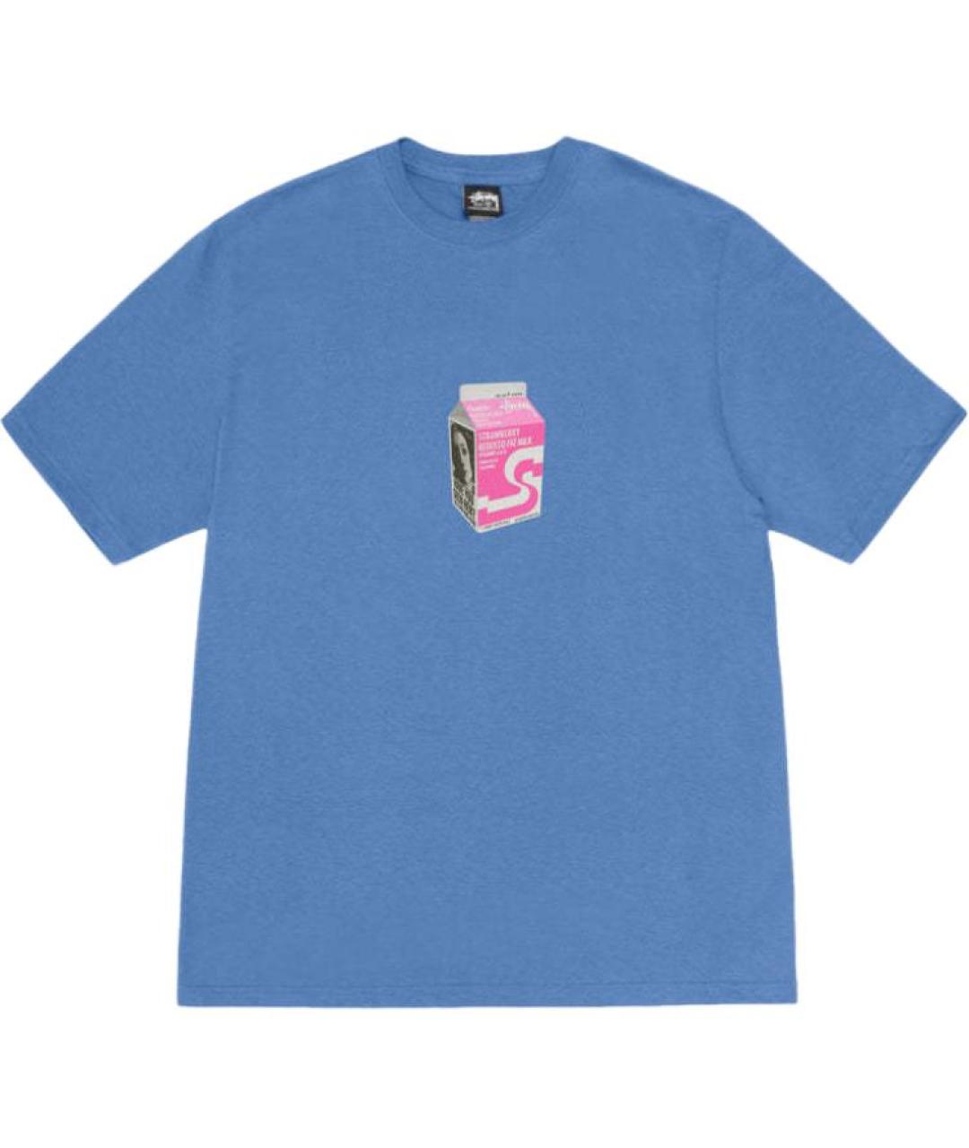 STUSSY Синяя футболка, фото 1