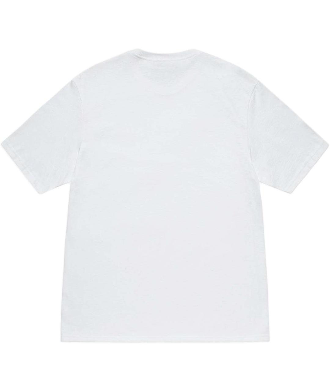 STUSSY Белая футболка, фото 2