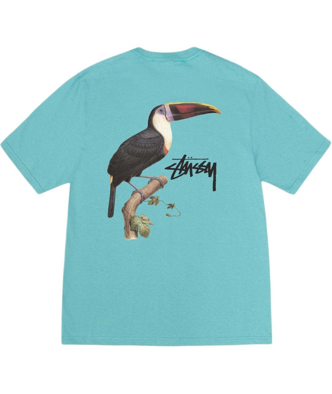 STUSSY Голубая хлопковая футболка, фото 2