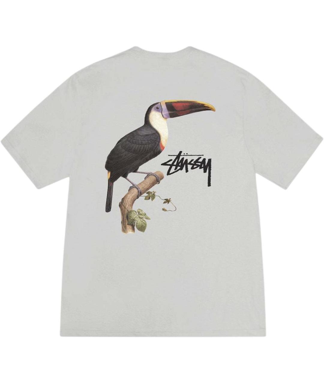 STUSSY Серая футболка, фото 2