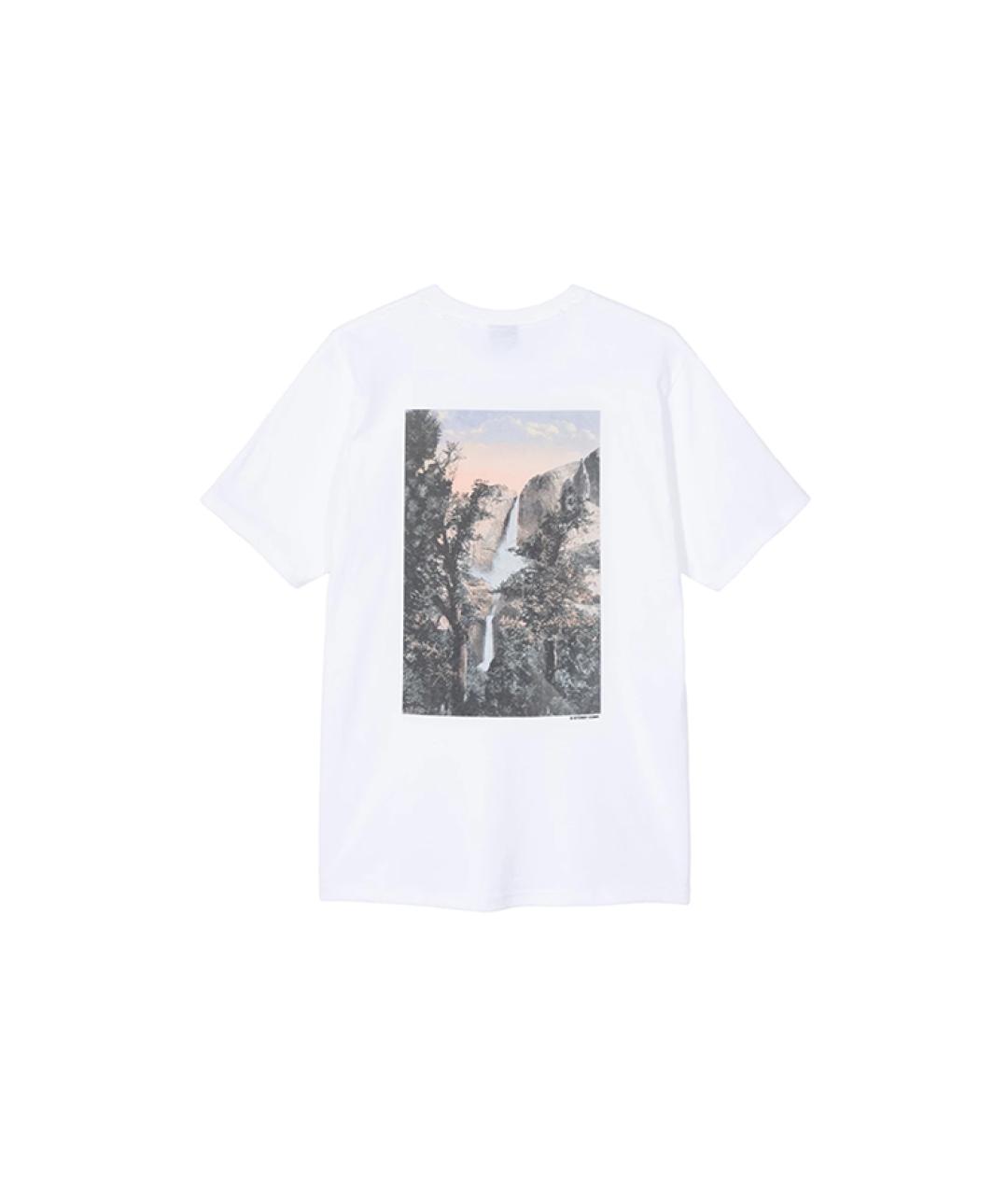 STUSSY Белая футболка, фото 2