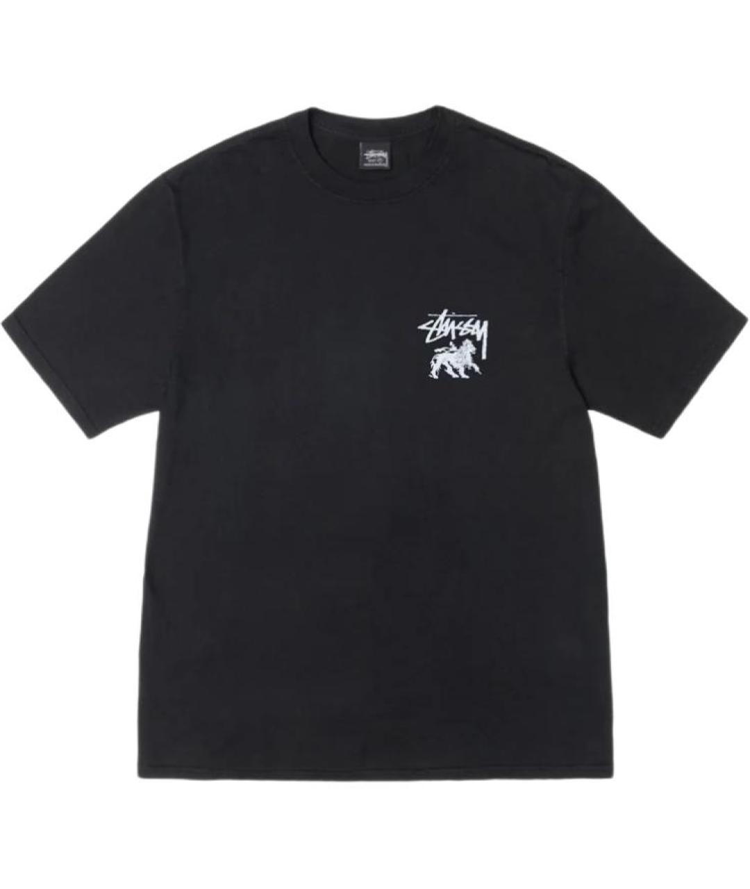 STUSSY Черная футболка, фото 1