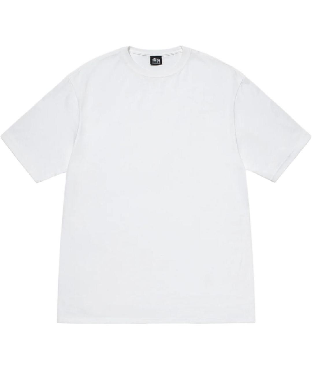 STUSSY Белая хлопковая футболка, фото 1