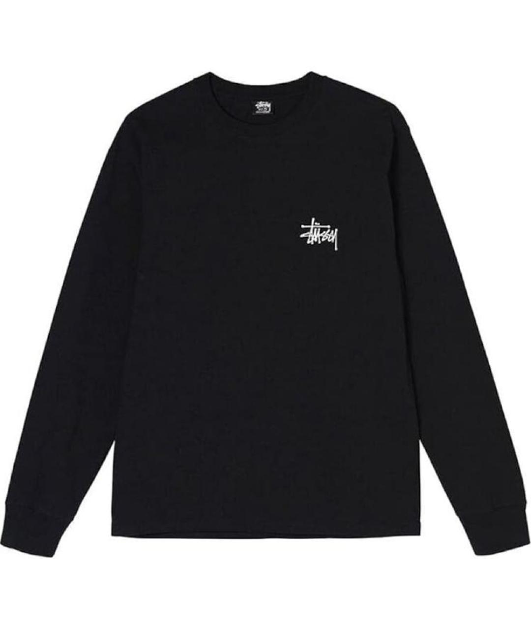 STUSSY Черная футболка, фото 1