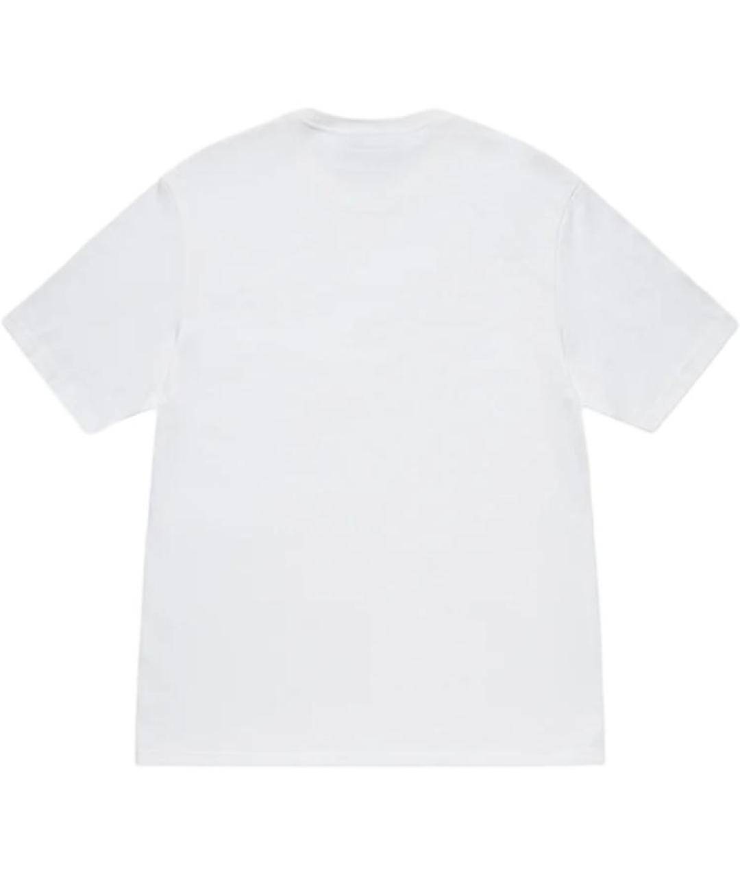 STUSSY Белая хлопковая футболка, фото 2