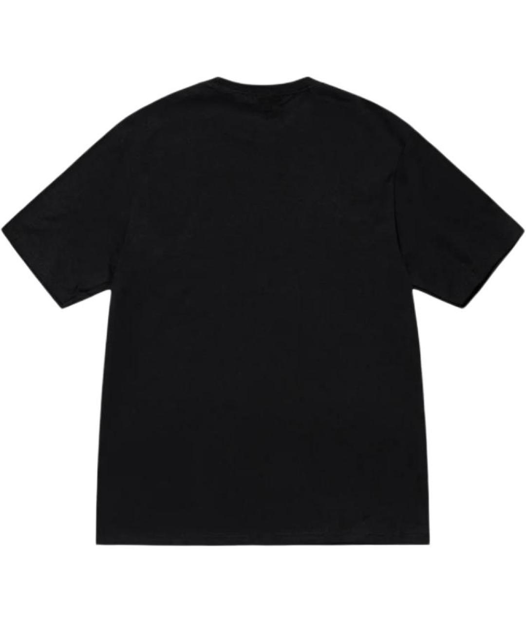 STUSSY Черная хлопковая футболка, фото 2