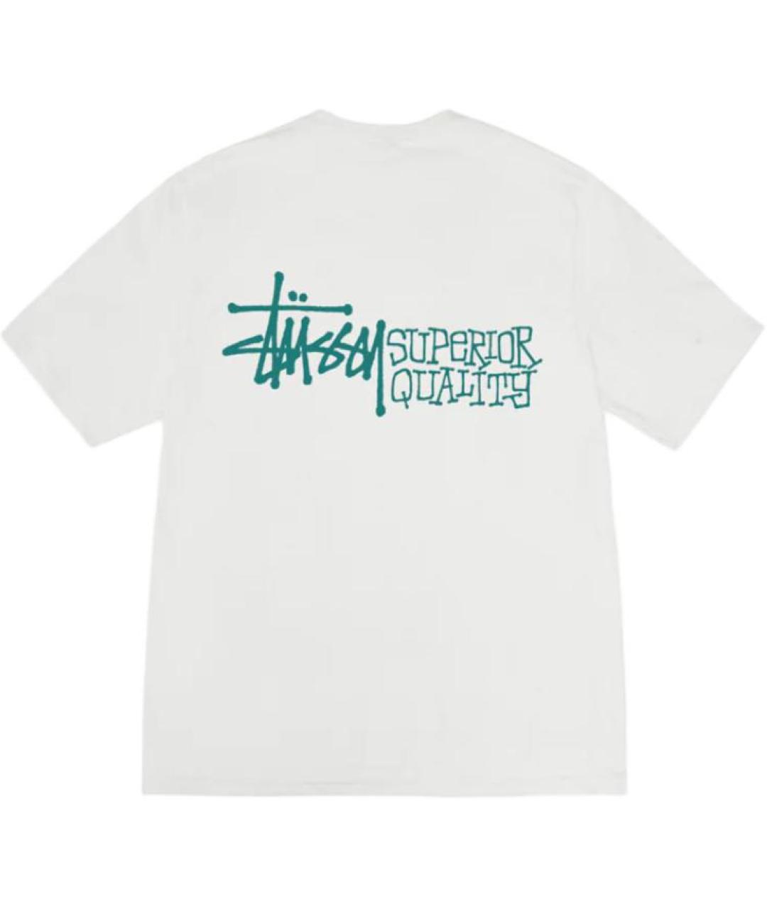 STUSSY Белая футболка, фото 2