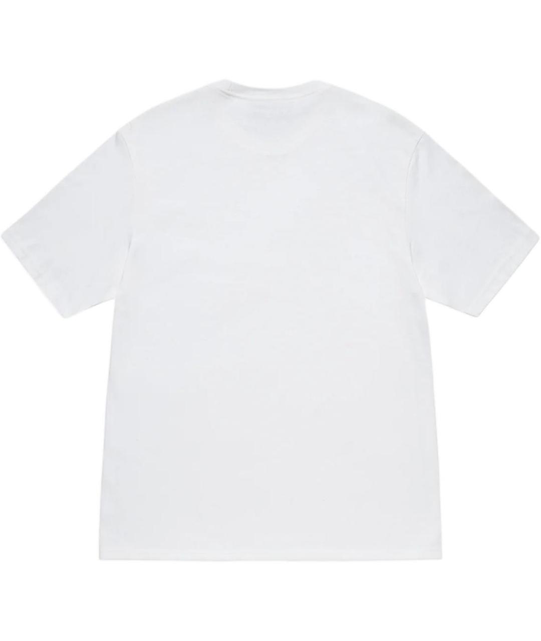 STUSSY Белая футболка, фото 2