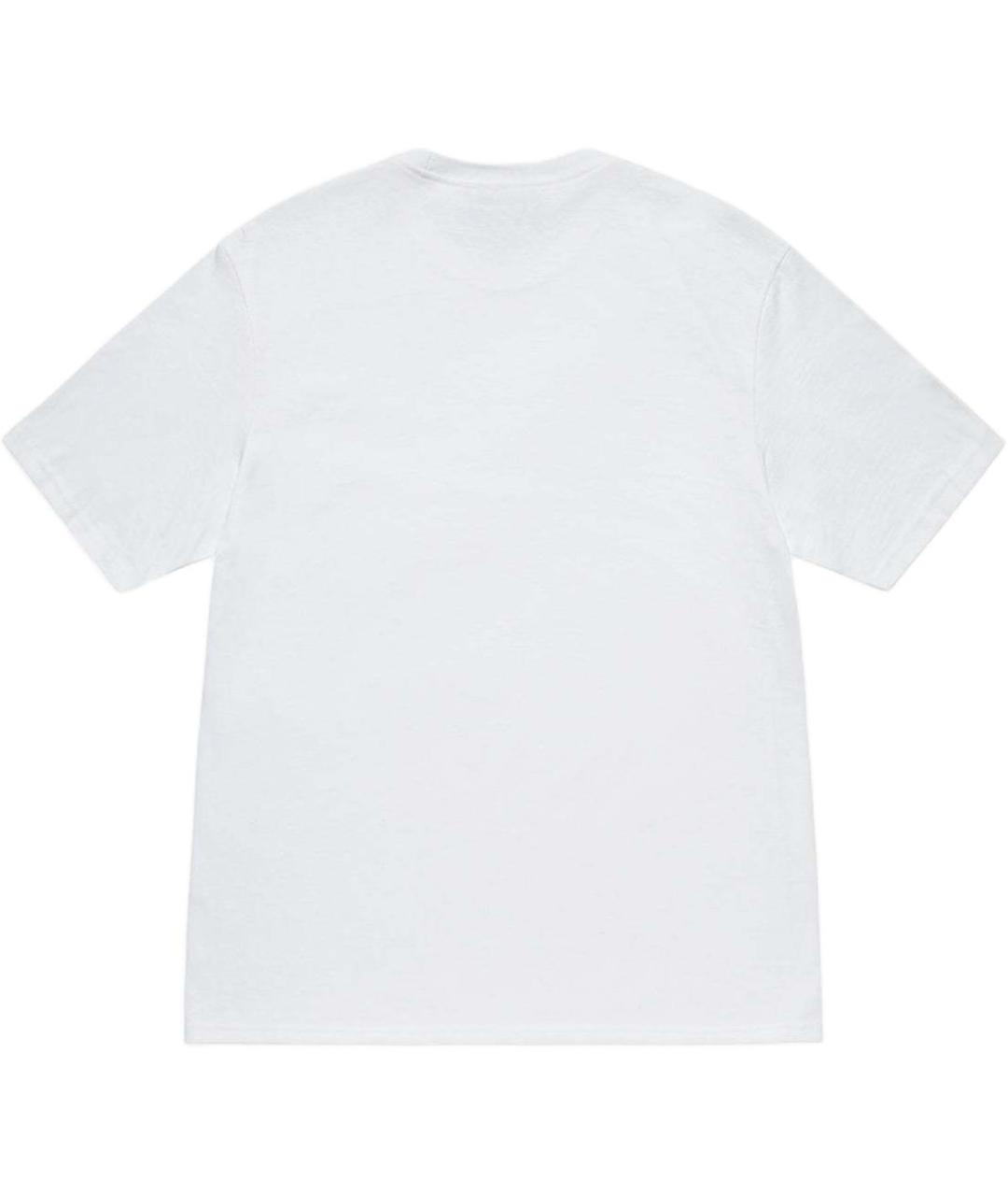 STUSSY Белая хлопковая футболка, фото 2