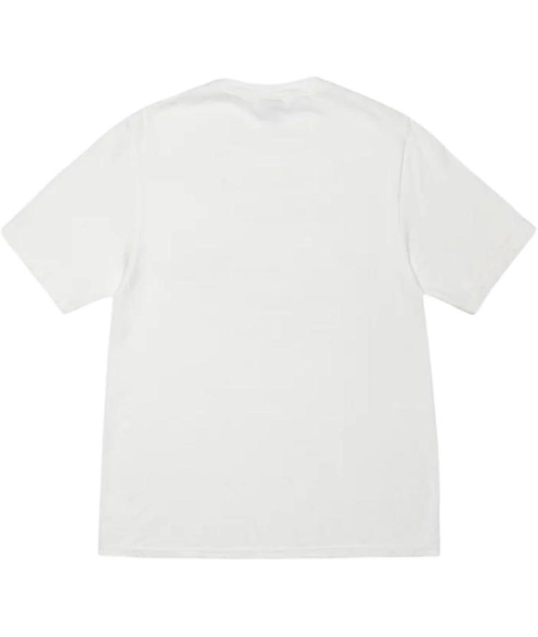 STUSSY Белая хлопковая футболка, фото 2