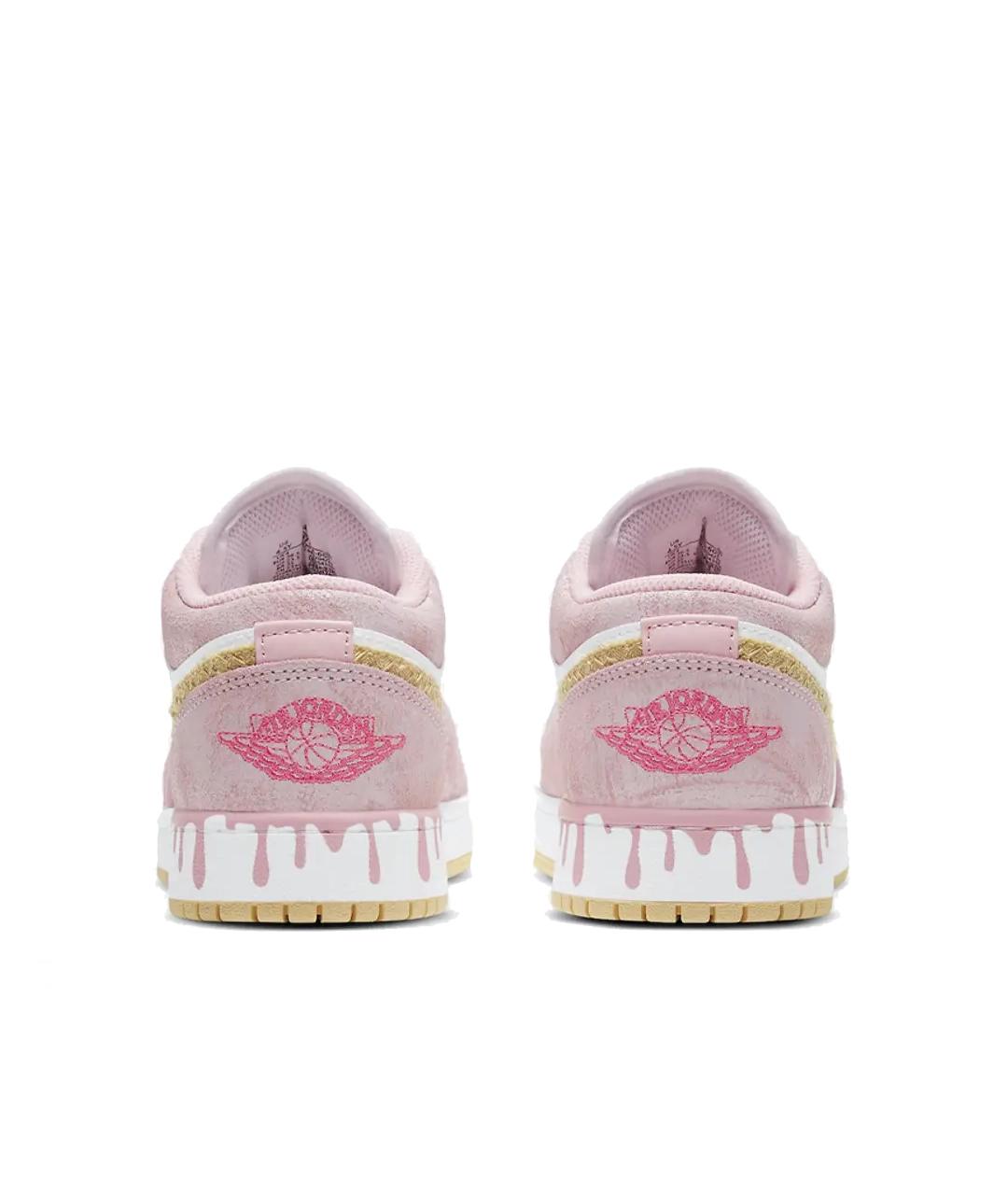 JORDAN Розовые кожаные кроссовки, фото 3