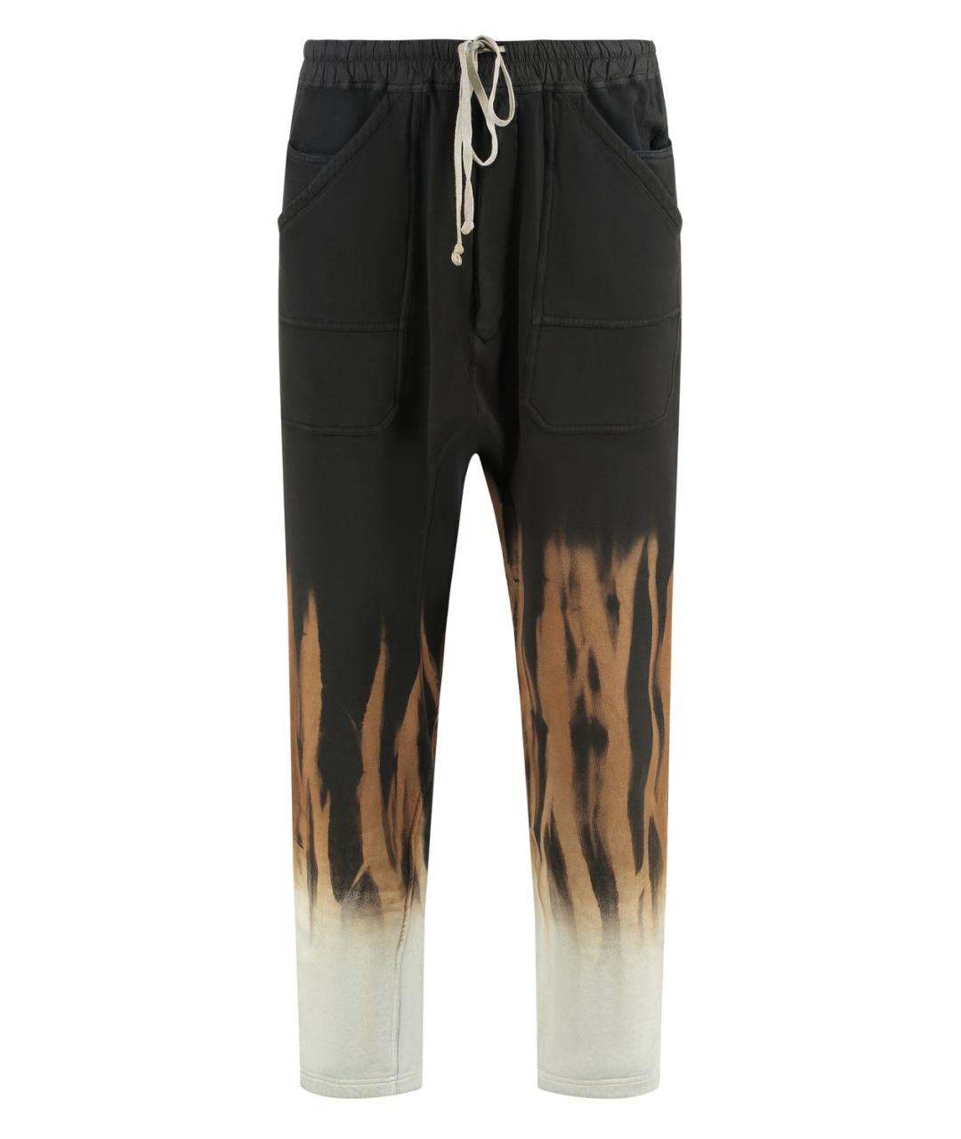 RICK OWENS DRKSHDW Черные хлопковые повседневные брюки, фото 1