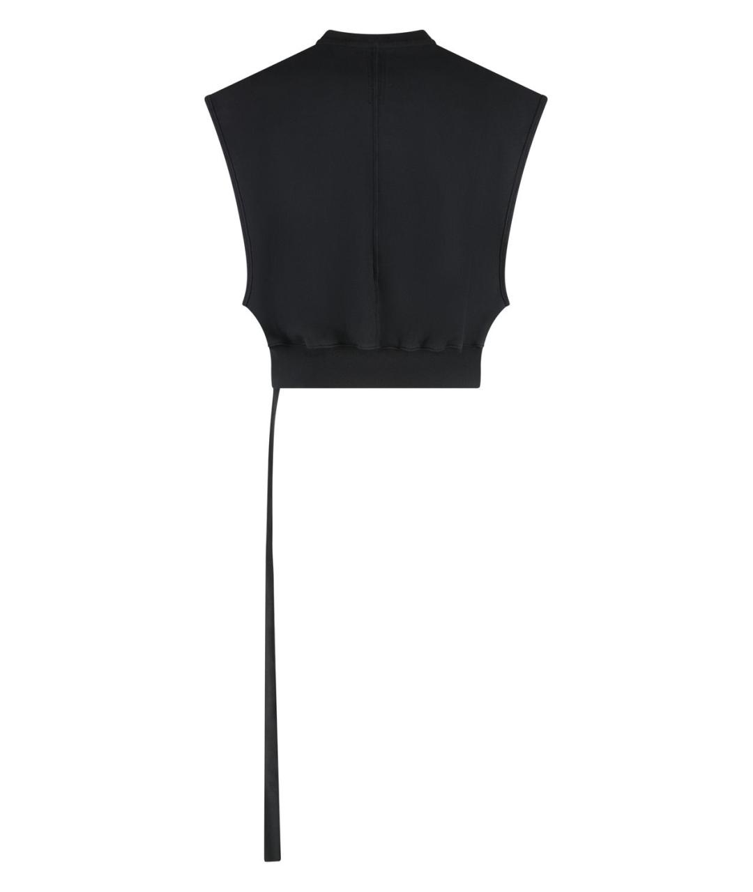 RICK OWENS DRKSHDW Черная хлопковая майка, фото 2