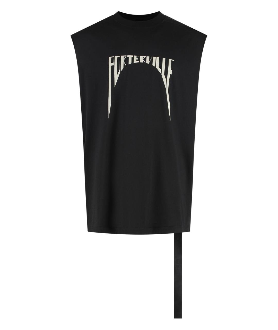 RICK OWENS DRKSHDW Черная хлопковая майка, фото 1