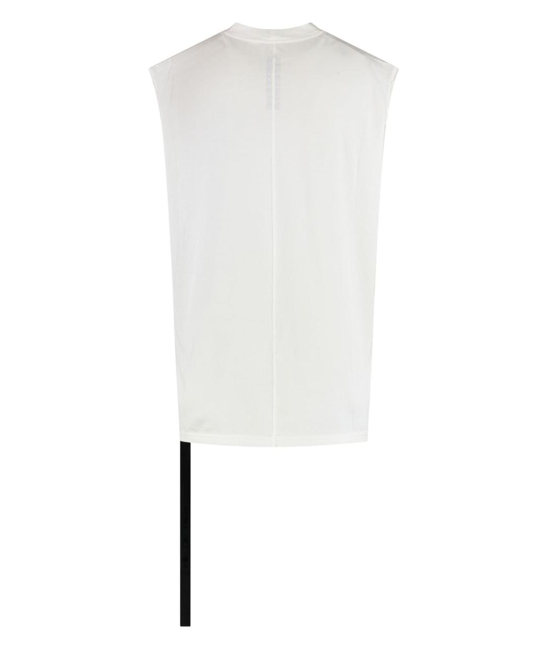 RICK OWENS DRKSHDW Белая хлопковая майка, фото 2
