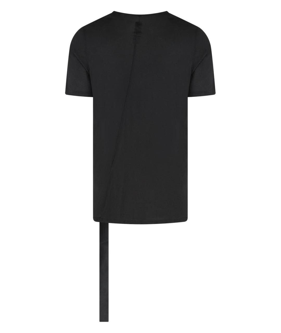 RICK OWENS DRKSHDW Черная хлопковая футболка, фото 2