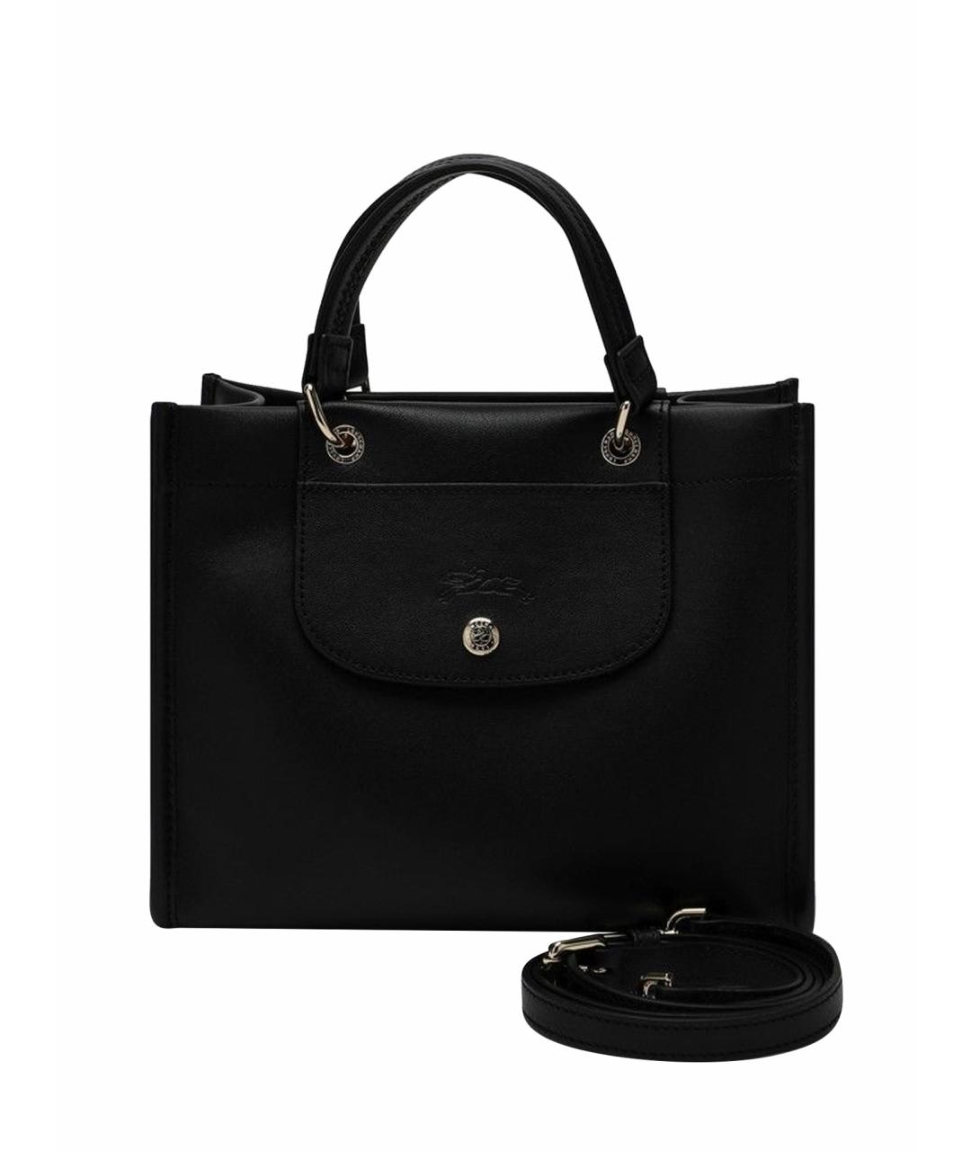 LONGCHAMP Черная сумка тоут, фото 1