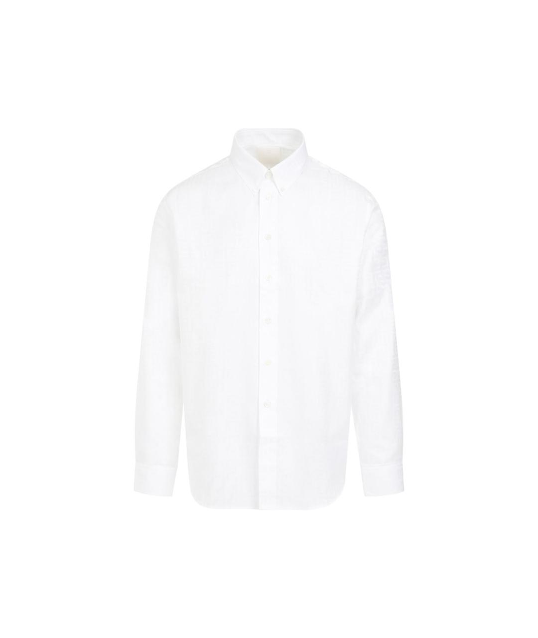 GIVENCHY Белая хлопковая кэжуал рубашка, фото 1