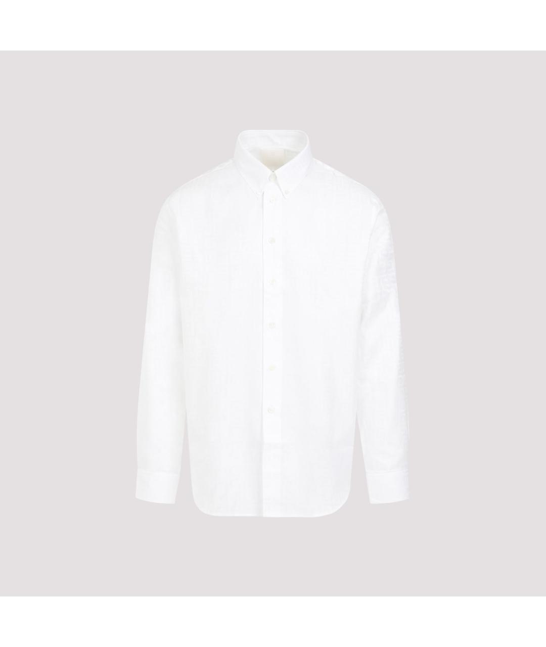 GIVENCHY Белая хлопковая кэжуал рубашка, фото 2