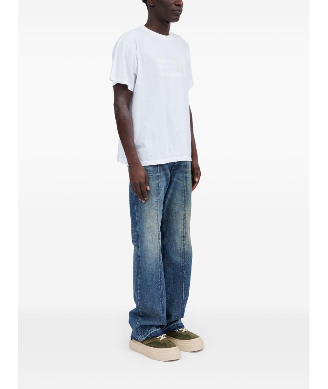 MM6 MAISON MARGIELA Белая хлопковая футболка, фото 4
