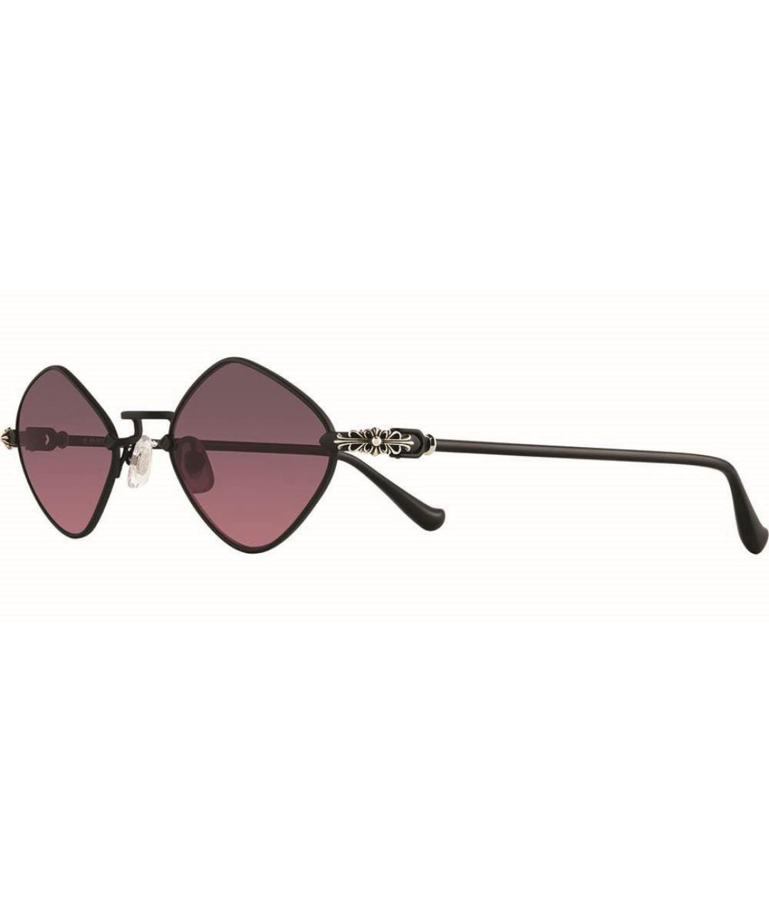 CHROME HEARTS Черные металлические солнцезащитные очки, фото 6