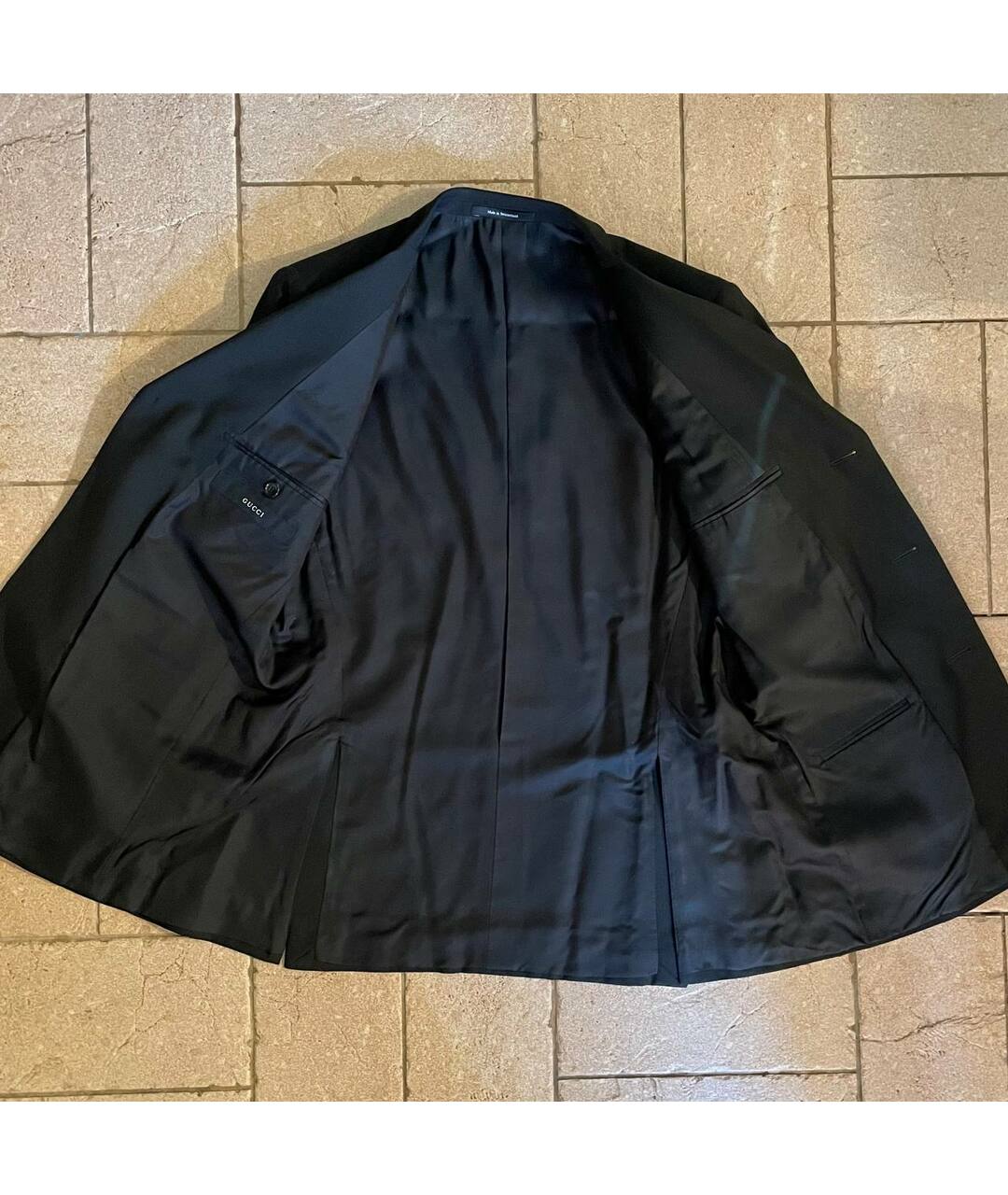 GUCCI Черный хлопковый пиджак, фото 3