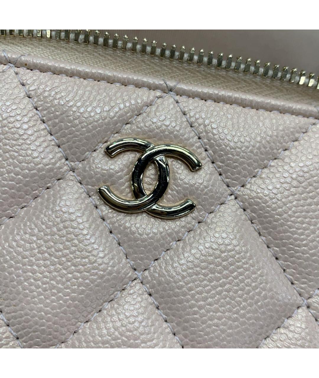 CHANEL Бежевая кожаная сумка через плечо, фото 8