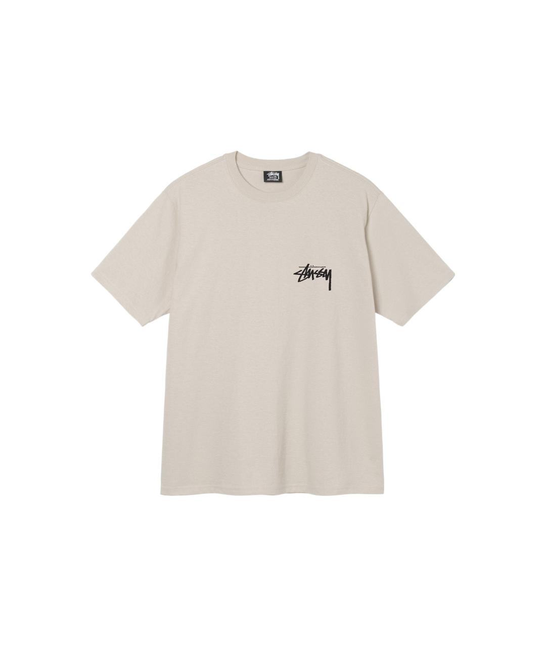 STUSSY Серая хлопковая футболка, фото 1