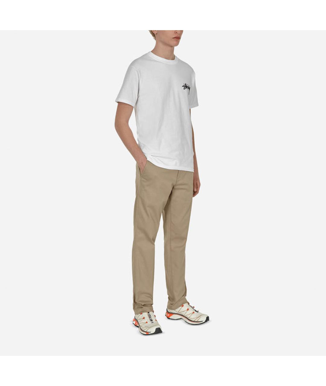 STUSSY Белая футболка, фото 3